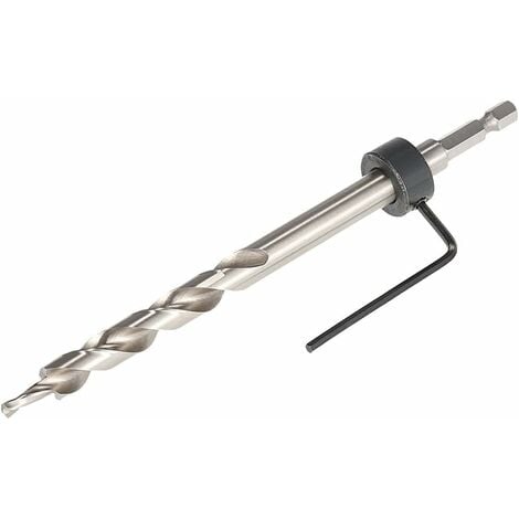 HSS 9.5mm 3/8 "High Speed ??Drill Bit Reamer Kits with Hex Shank Stop Collar for Manual Carpenter Hole Pocket
