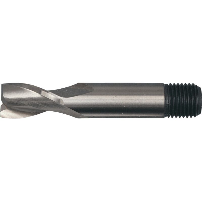 Sherwood 8.00MM HSS-Co 5% 2 Flute Threaded Shank Short Series Slot Drill