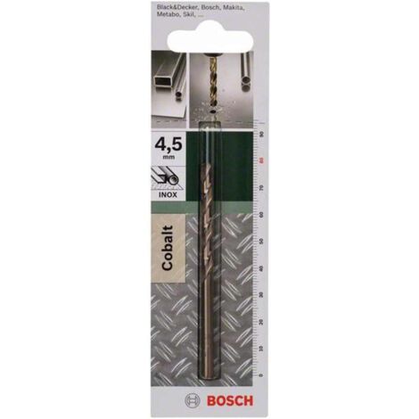 HSS-Co DIN 338 Metallbohrer Ø 45 mm- L- 80 mm  BOSCH 2609255070