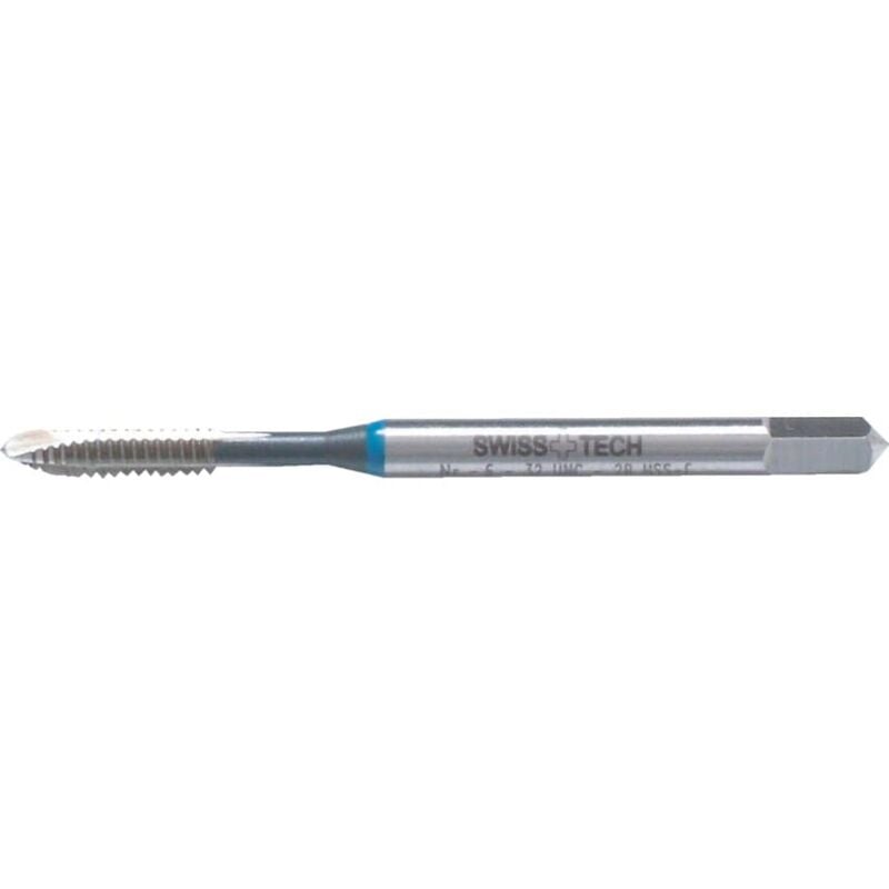 Swisstech - 3/8'X16 unc hss-ev Blue Ring Spiral Point/Gun Nose Tap - din 371/376