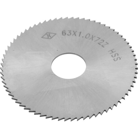 HSS-Kreissägeblatt – 72 Zähne, 63 x 1 x 16 mm, schnelles und präzises Schneiden