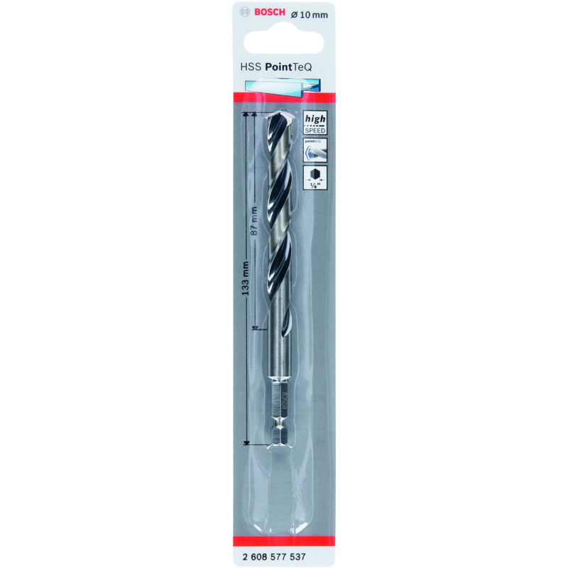 

Bosch HSS PointTeQ Hex: 10.0 2608577537