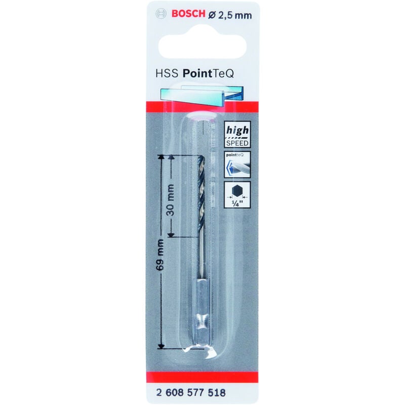 

HSS PointTeQ Hex: 2.5 2608577518 - Bosch