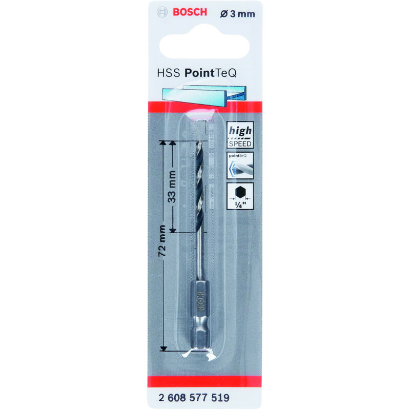 

HSS PointTeQ Hex: 3 2608577519 - Bosch