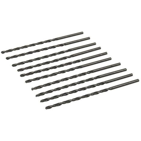 SILVERLINE HSS-R-Bohrer, metrisch, extra lang, 10er-Pckg. 3,0 x 100 mm