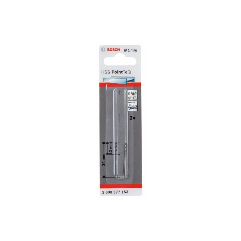 

Hss-Rpointteq Din338 1.0 X12X34:2Uds. - Bosch