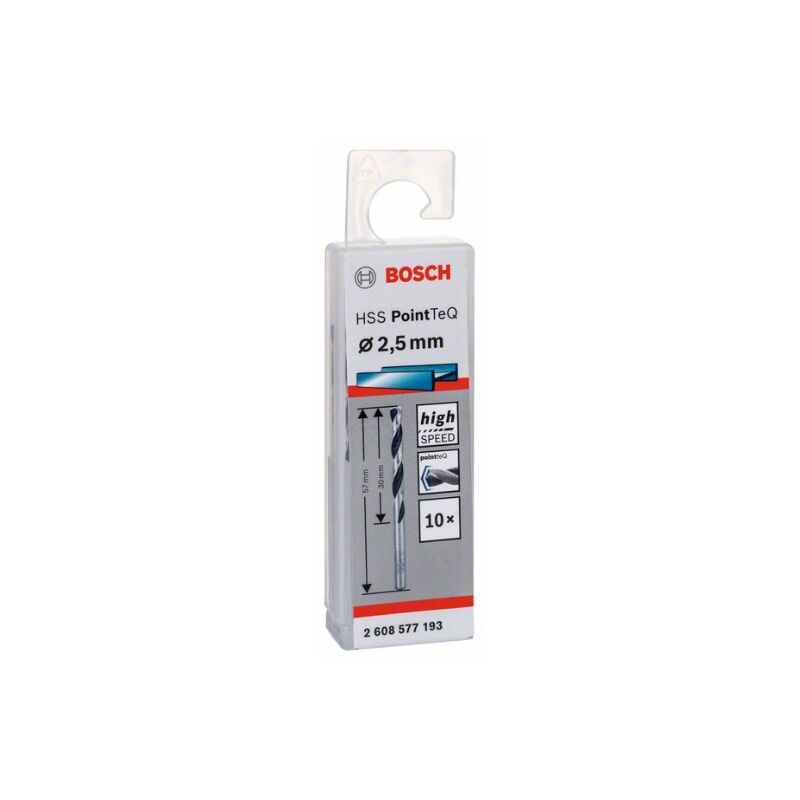 

Hss-Rpointteq Din338 2.5X30X57:10Uds. - Bosch