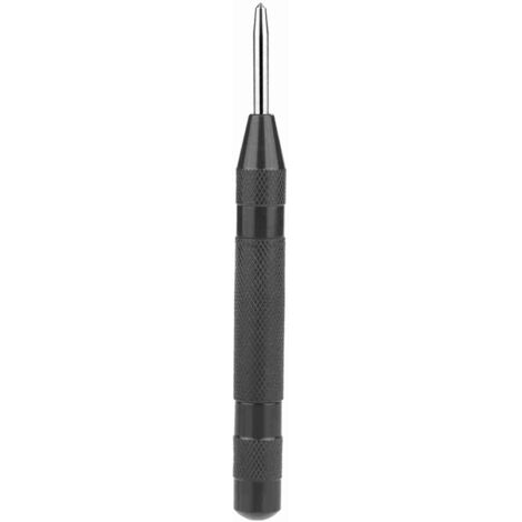 HSS-Selbstzentrierender Körner – Federmechanismus, Schwarz (Nr. 3), Länge 13 cm