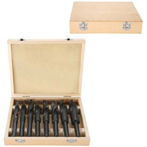 HSS Twist Drill Bit Set with Reduced Shank, for Wood, Masonry, Metal, and DIY Projects