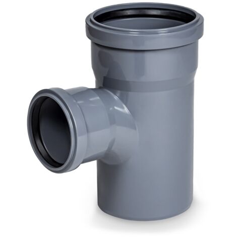 HT Abzweig mit Muffe und Gummidichtungen HT-Rohr DN 75/50 45° HTEA