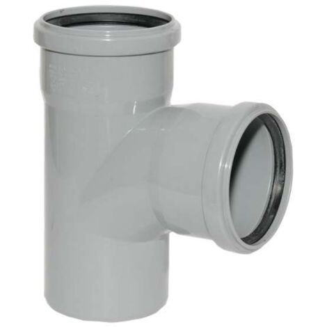 HT Abzweig mit Muffe und Gummidichtungen HT-Rohr DN 90/90 87° HTEA