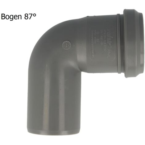 HT-Bogen DN 75 87 Grad mit vormontiertem Dichtring