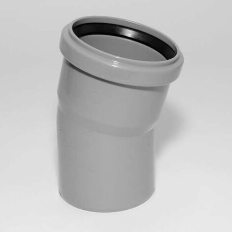 MAGNAPLAST HT Bogen mit Muffe und Gummidichtung HT-Rohrbogen DN40 15° HTB