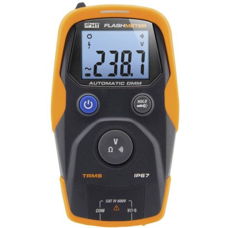 HT Instruments Flashmeter Multimètre numérique étanche (IP67) CAT IV 600 V Affichage (nombre de points): 4000 Q481542