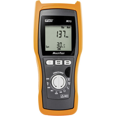HT Instruments M75 Installationstester kalibriert (ISO) VDE-Norm 0100, 0413