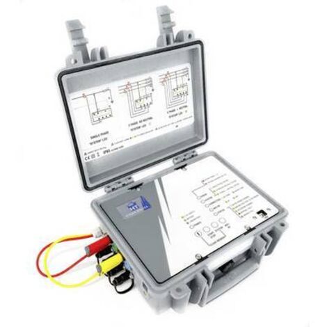 HT Instruments PQA820 Analyseur de réseau étalonné (ISO) triphasé avec fonction enregistreur W090111