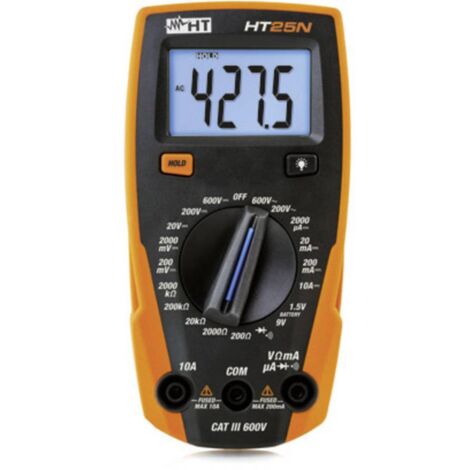 HT Italia Multimètre numérique compact en CAT III HT25N