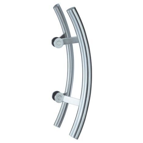 HT-Poignée de porte courbé 0 66 6675,F69 matt