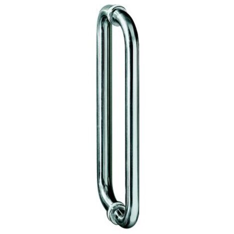 HT-Poignée de porte courbé 25mm,0 66 6670,200mm,F69 matt