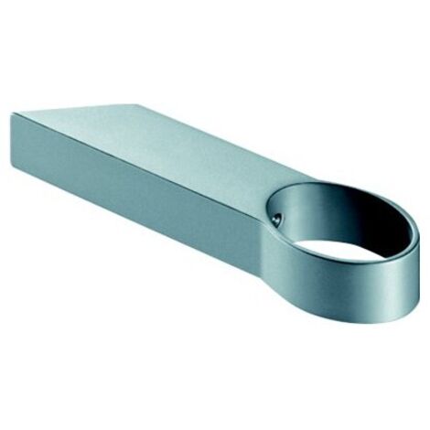 HT-Support d'extrémité porte ,Alu gris 0 66 6713,pour Ovalr.,