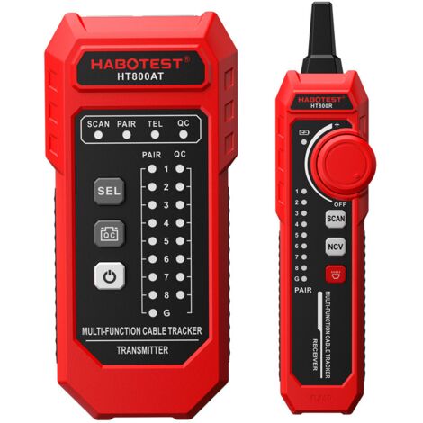 HT800A RJ11 RJ45 Câble Tracker Vérificateur de Fils Réseau Testeur de Câbles Cat5 Cat6 Outil de Test Réseau Détecteur de Ligne Réseau Traqueur de Fils