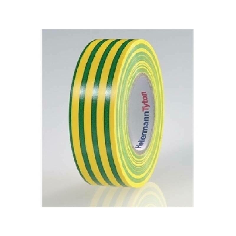 Image of Hellermann tyton htape-flex15-25x25 mastro colore giallo verde 710-00139