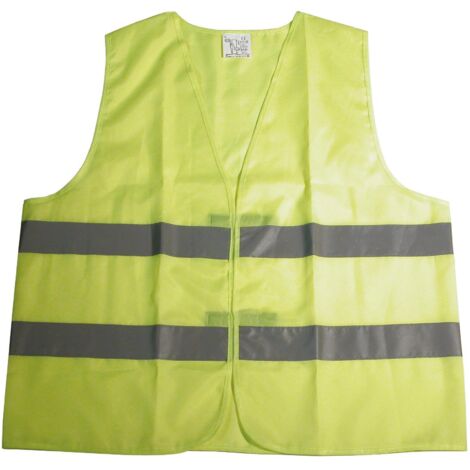 HTC Gilet de Sécurité Taille Unique XL avec 2 Bandes Réfléchissantes
