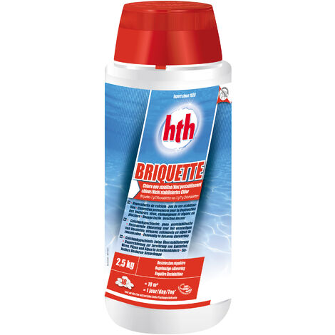 Hth - BRIQUETTE 7g - 2,5kg - 00251529