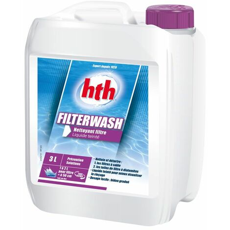 HTH Filterwash - Nettoyant filtre Liquide 3L