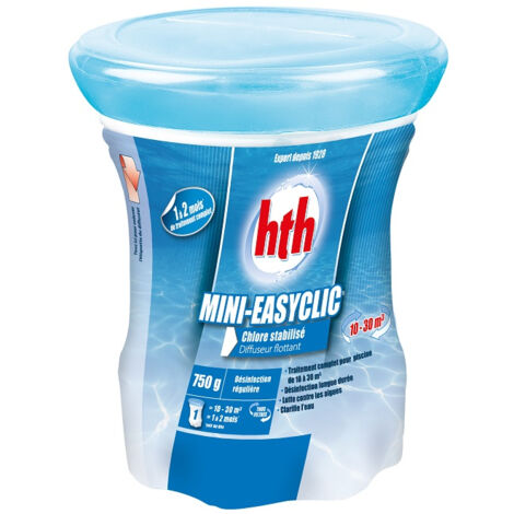 HTH Mini-Easyclic - Diffuseur flottant Traitement complet au Chlore 750g