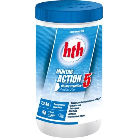 Hth - MINITAB ACTION 5 Pastilles 20g - 1,2kg - 00218525