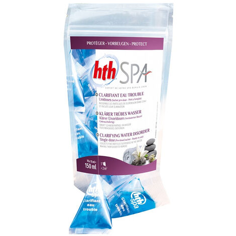 HTH Spa - Clarifiant eau trouble unidose Liquide 150 ml