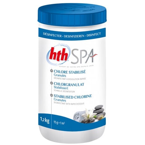 HTH Spa - Granulés de Chlore Stabilisé 1,2kg