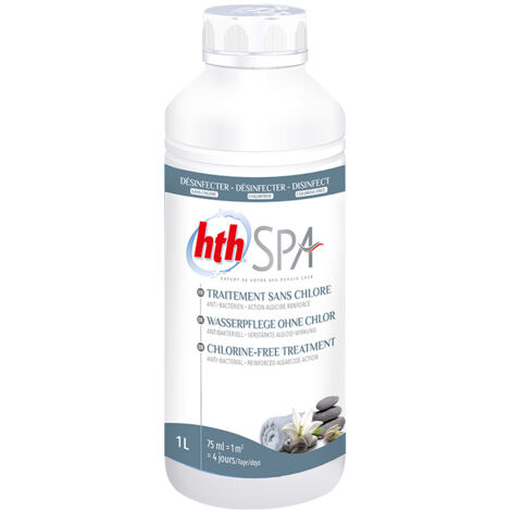 Traitement liquide sans chlore 2 en 1 pour spa 1 L - HTH