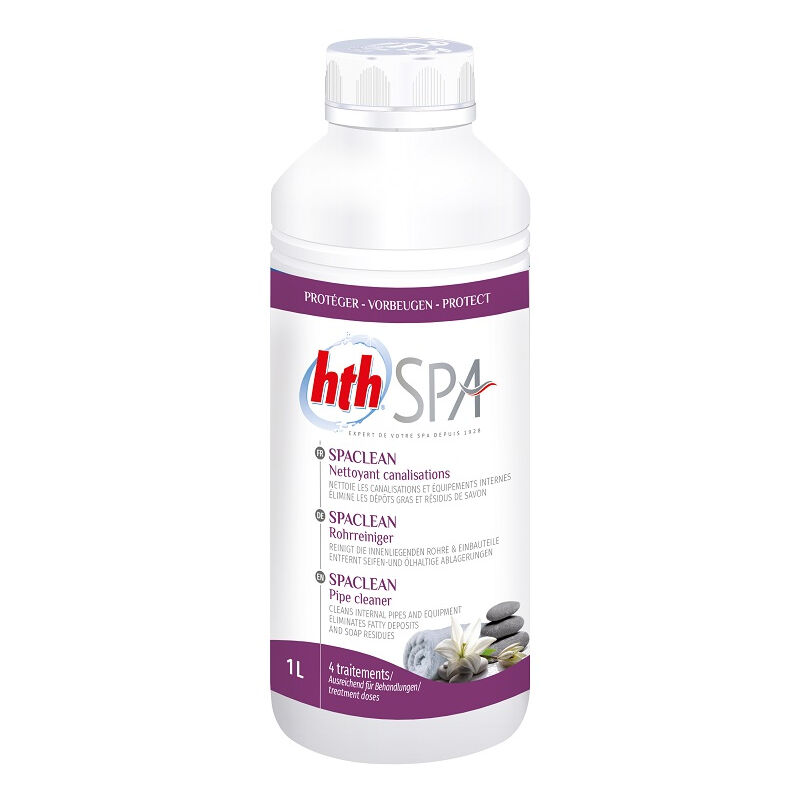 HTH - Spaclean - Nettoyant liquide pour spas gonflables et canalisations