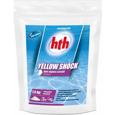 HTH YELLOW SHOCK Anti-algues moutarde 1,5 kg