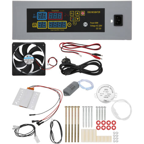HTMC7 DIY Mini Incubator Contrle de la température et tourneur d'ufs automatique Digital Poultry Incubator220V EU Plug.