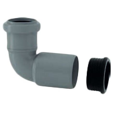 HTRB curva ridotta 40/50 1"1/4 con morsetto ø40/46 gamma PP3 VS0532001