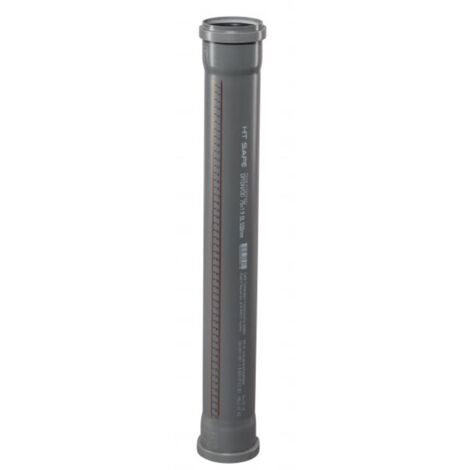 HTsafeDM Rohr DN 75 x 1000 mm mit zwei Muffen