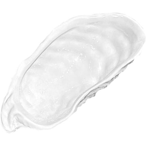 Hu tres en C ramique Blanche Plat de Service Original pour