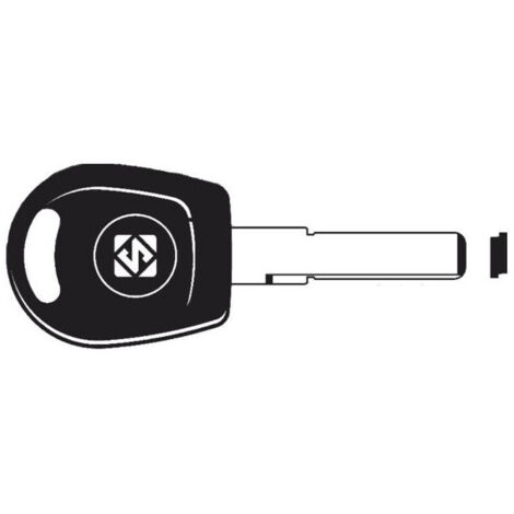 Hu66Te Llave Transponder Sin Chip Audi