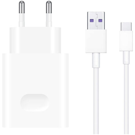 Huawei CP404 SuperCharge Wandladegerät + USB-C-Kabel 22,5 W - Weiß
