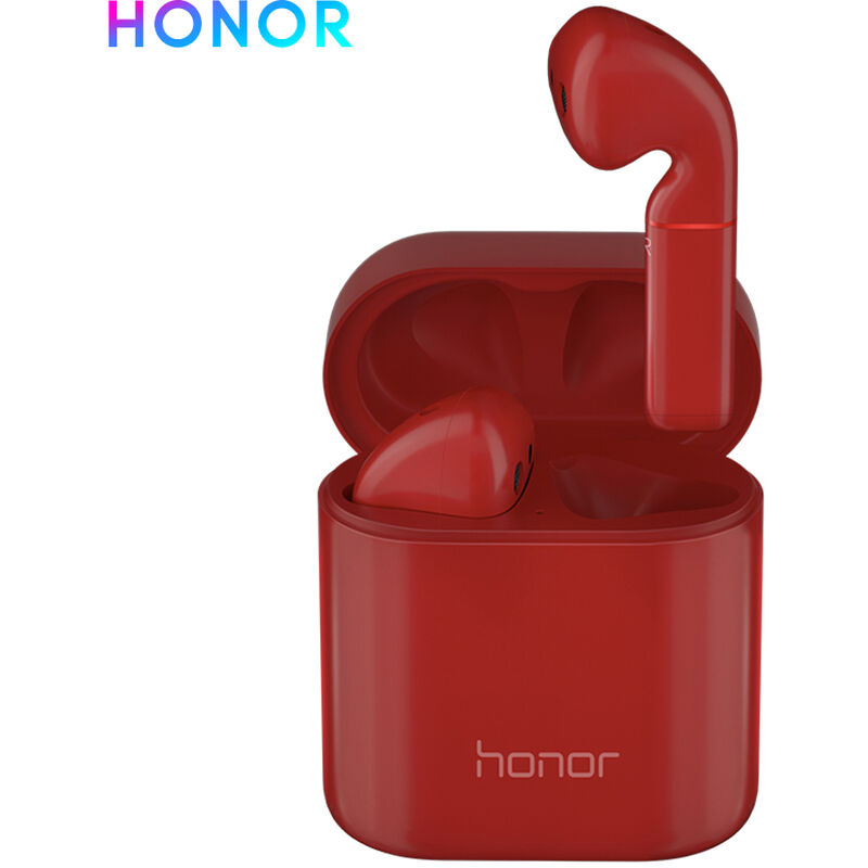 

Huawei Honor FlyPods Auriculares inalambricos Version estandar H2S Hi-Fi Impermeable IP54 Control de toque Carga inalambrica BT 5.0 Auriculares, rojo