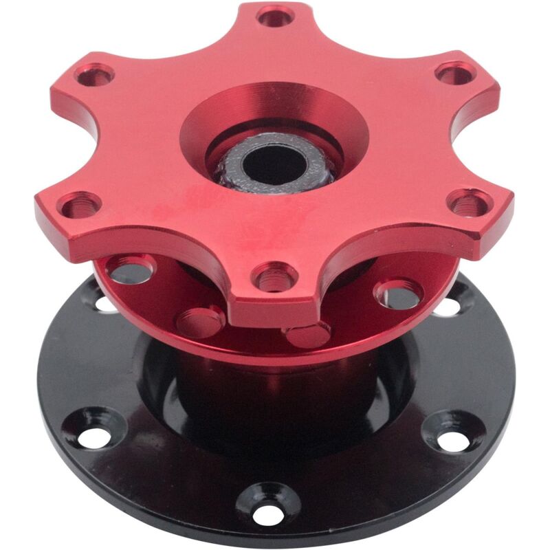 Hub Boss Volant Quick Release Universal Race/Rally/Motorsport (Rouge)