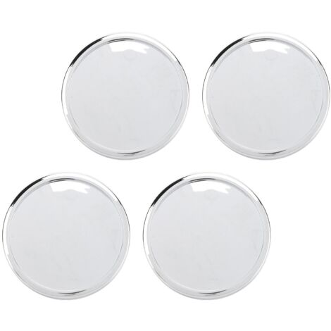 [Hub Cap Voiture] [Hub Cap Voiture] [65mm OD 48mm ID] [4 Pièces ABS/Metal, Installation Facile, Protection & Design Stylish]