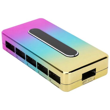 Hub d'éclairage ARGB pour ventilateurs, contrôleur ARGB/RGB intégré