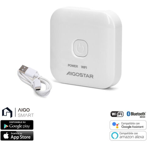Hub di controllo Bluetooth Mesh Smart WiFi per dispositivi intelligenti Aigostar