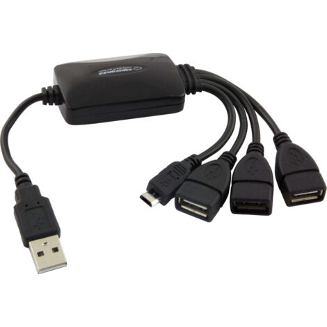 Hub esperanza usb 20 a 4 porte