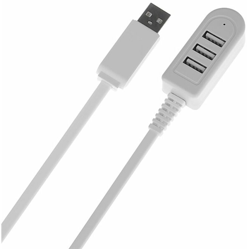 

HUB Lector de tarjetas multifuncional de 3 puertos Divisor USB 2.0 de alta velocidad para computadora portatil Cables de carga para cargar varios