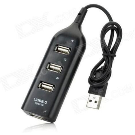 Hub Multiprise 4 Ports USB - Noir